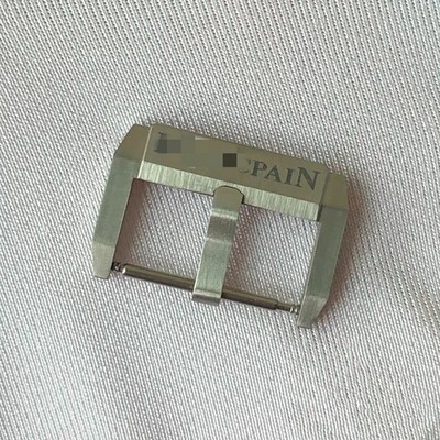 Titanium Steel Pin Buckle Metal Watch Clasp 20mm Fits Blancpain FIFTY FATHOMS