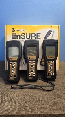 LOT OF 3 | Hygiena EnSURE ATP Sanitation Luminometer Tester Kit Bundle