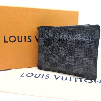 Louis Vuitton Damier Graphite Florin Two-Fold Wallet Pass Case