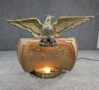 VTG 1962 Eastside Old Tap Lager Beer Eagle Motion Sign Pabst Brewing WORKS