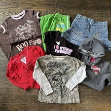 Y2K Vintage Kids Clothing Bundle 8 Pieces, Mixed Sizes, Wholesale Lot
