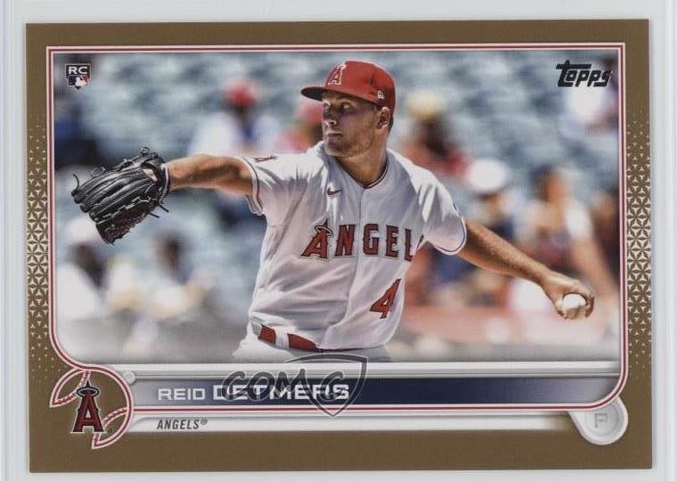 2022 Topps Series 1 Gold 1733/2022 Reid Detmers #201 08dx