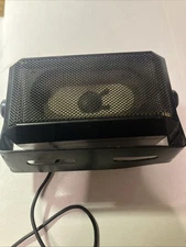 Kenwood KES-3(S) External Two Way Radio Speaker  Wire Was  Taped Tested Works