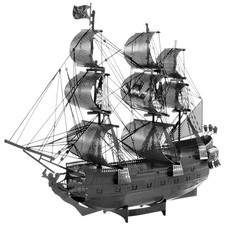 3D Metal Black Pearl Ship Puzzle - Pirates of...