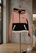Hollister Windbreaker / Übergangsjacke – Rosa/Schwarz – Gr. M (Teens)
