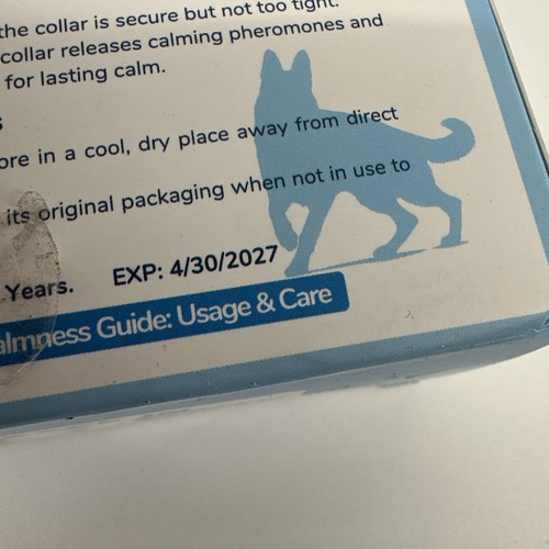 Calmante Calma Confort Collar Gatos Feromonas Alivio de la Ansiedad Exp 04/30/2027 - Imagen 3 de 5