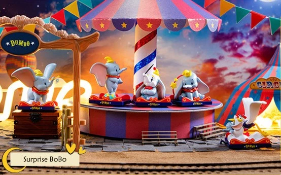 HEROCROSS Disney Dumbo Train Circus Series Blind Box Confirmed Figure Toy Gift - Image 4 of 4