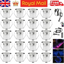 Ø30MM RGB WiFi Led Decking Lights Outdoor Lighting for Terrace/Patio/Path Decor