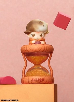 Authentic DIMOO Purring Thread Memories We Hold PopMart Glowing Hourglass Series
