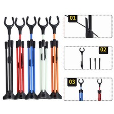 Portable Foldable Bow Stand Holder for Traditional Bow Multiple Color Options