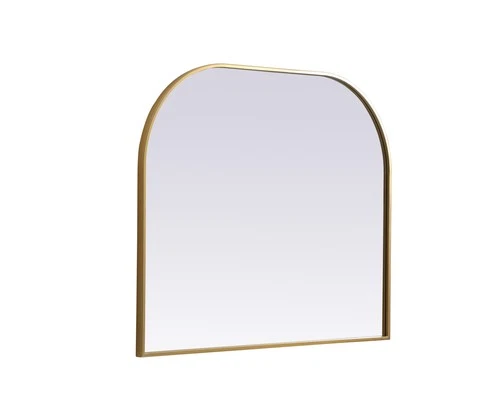 Elegant Lighting MR1B3630 Blaire 36" W x 30" H Modern Arched - Silver - Picture 11 of 12