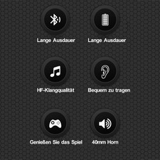 On Ear Kopfhörer Bluetooth 5.3 Kabellos Stereo Bass Kopfhorer Kabellos Faltbare – Bild 13