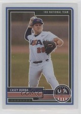 2023 Panini USA Baseball Stars & Stripes Casey Borba #3 0q1p