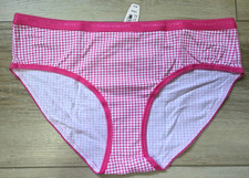NWT Vintage Victoria's Secret Signature Waistband Cotton Hiphugger Panties L