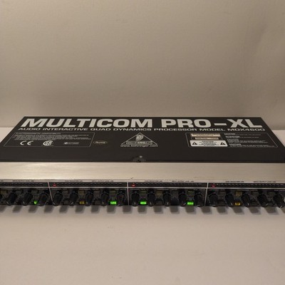 Behringer Multicom Pro-XL MDX4600 4-Channel Expander Gate/ Compressor/Limiter