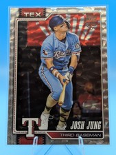 2026 Topps Series 1 - Josh Jung #98 Silver Crackle Foil - Rangers