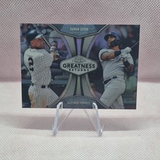 Topps 2019 Chrome Greatness Returns Derek Jeter Gleyber Torres #GRE-11 Yankees