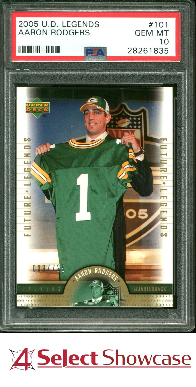 Aaron Rodgers Upper Deck Legends #101 Base