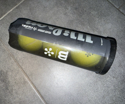 Wilson Padel Druckbälle gelb   3er Dose, Bälle im Karton