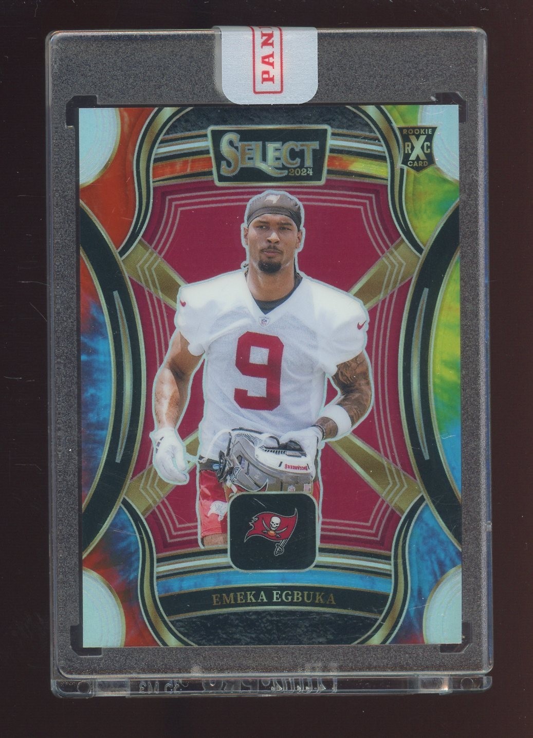 2024 Select Tie-Dye Prizm XRC #513 Emeka Egbuka Buccaneers RC Rookie 19/25