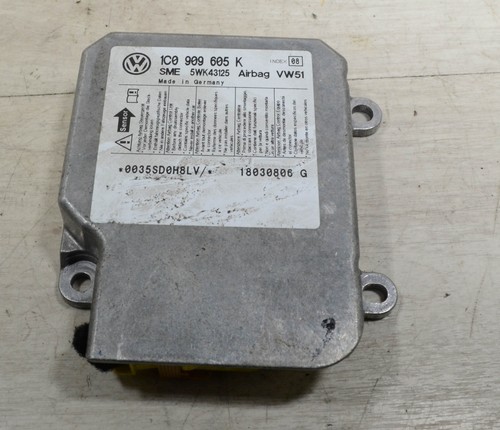 VW Polo 9N Bj 2003 Airbg Steuergerät 1C0909605K #146979-G216