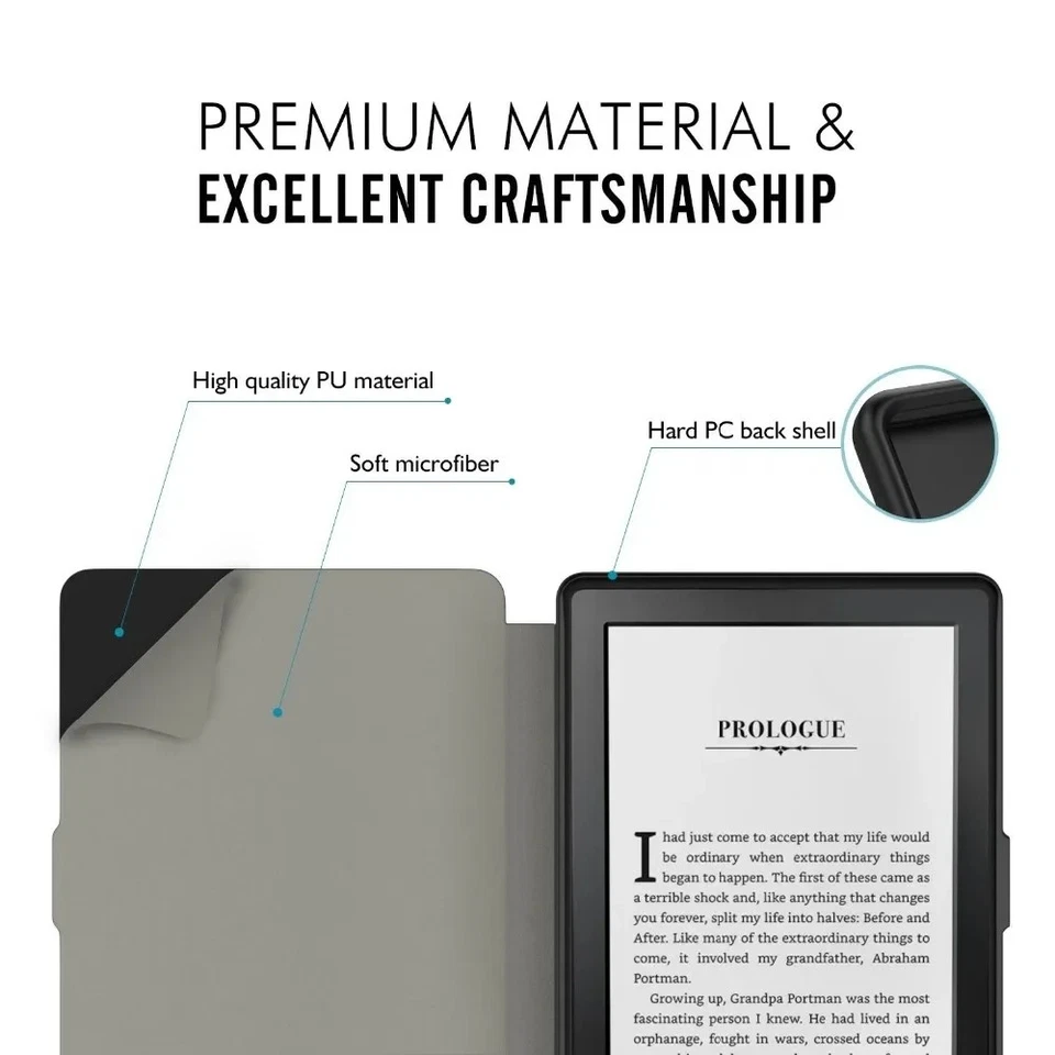 Ultra Thin Case Cover for Kindle Paperwhite / Colorsoft 7" (Only fits 12th Gen.) - Image 4 of 4