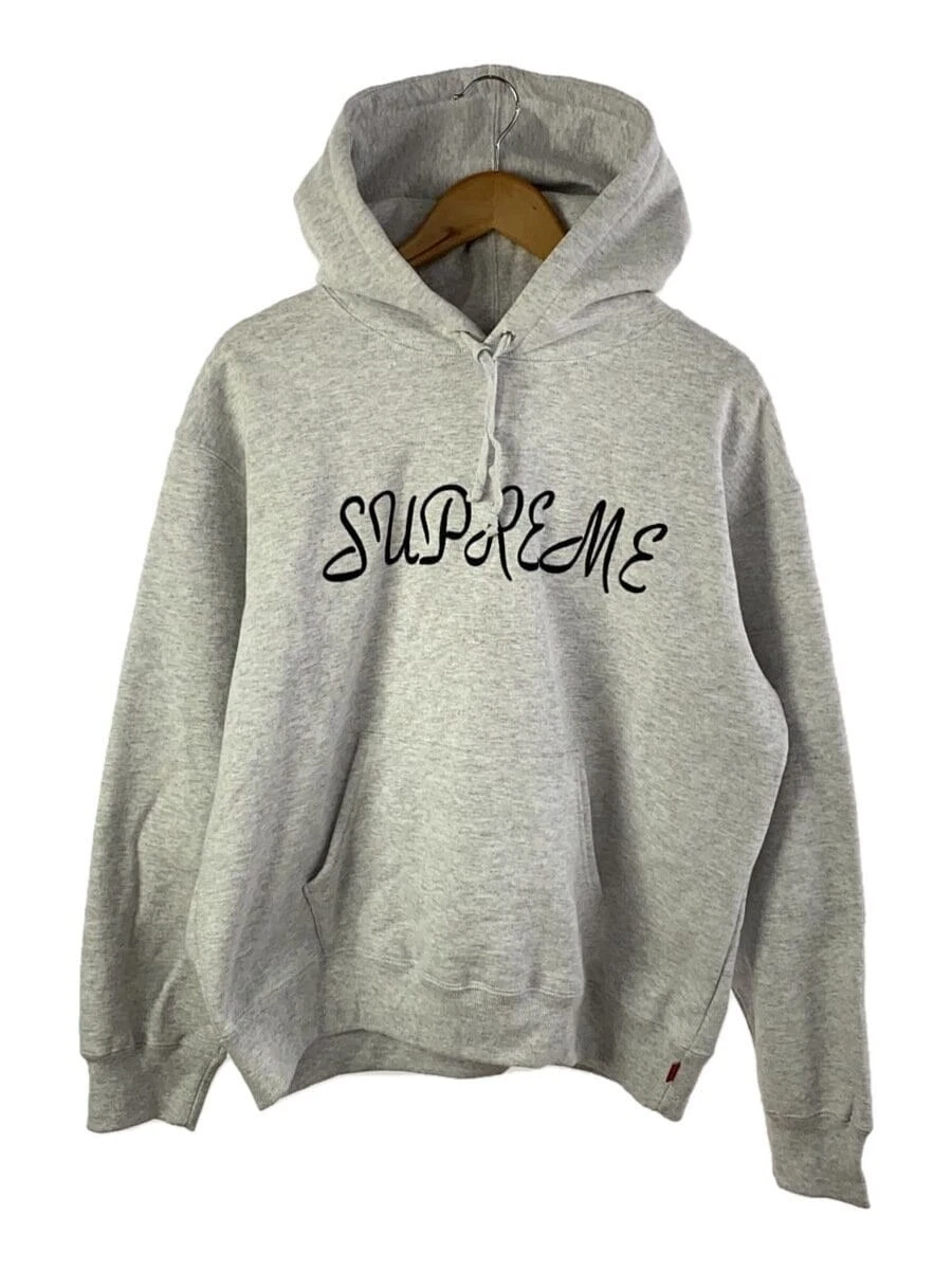 Sweat à capuche Supreme gris M occasion