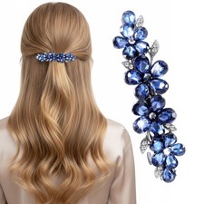 Sparkly Rhinestone Hair Clips for Women, Glitter Diamond Hair Styling Clips F...