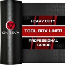 Tool Box Liner 18 W X 288 L Pvc Rubber Drawer Mat Black Tool Box Liner 18 W X 288 L Pvc Rubber Drawer Mat Black