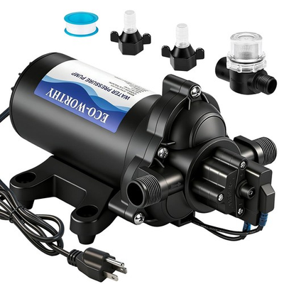 #ad ECO WORTHY 33 Series Water Pressure Diaphragm Pump Industrial 110V AC 4.0GPM Flo $103.03