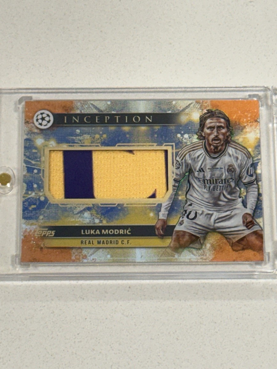2024-25 Topps UCC Inception Wembley Warm-Up Relic Luka Modric 2/5