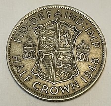 1948 half crown coin George VI - circulated - very good condition