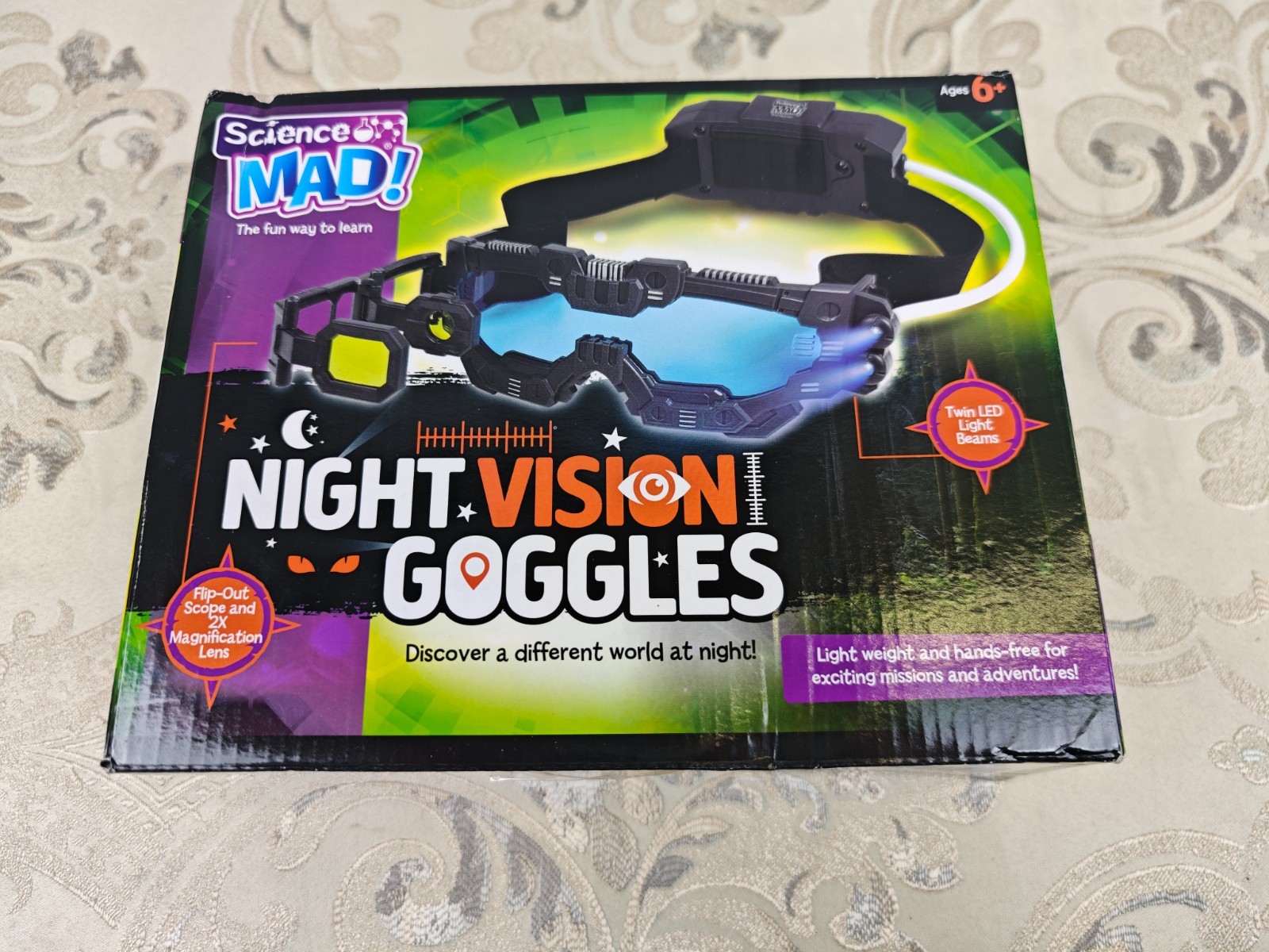 Science MAD! Night Vision Goggles For Kids - For Fun Night Missions