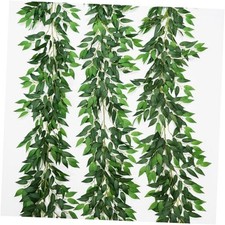 3 Strands Artificial Italian Ruscus Vines 78" Silk Italian Ruscus Greenery 1