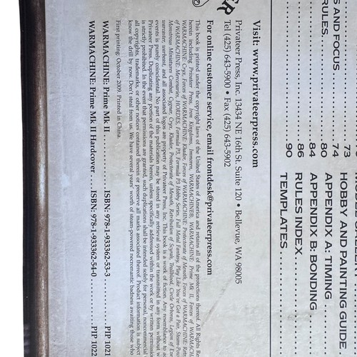 Warmachine Prime Mk II Konvergenz von Cyriss Armee Hardcover Regelbücher Buch Posten S - Bild 6 von 7
