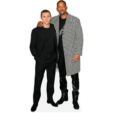 Tom Holland And Will Smith (Duo) Mini Celebrity Cutout
