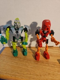 LEGO (LOT of 2) Bionicle Tahu 8534 Lewa or Toa For Parts 