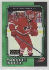 2017-18 O-Pee-Chee Platinum Retro Marquee Rookies Green 5/49 Lucas Wallmark 0e3