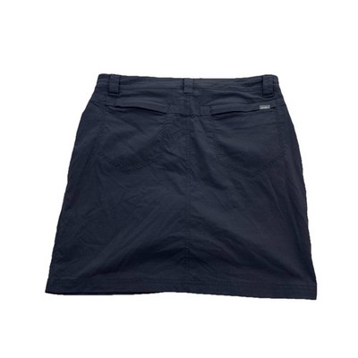 Eddie Bauer Women Adventure 2.0 Skort Size 6T Black Outdoor Hiking Lined W1