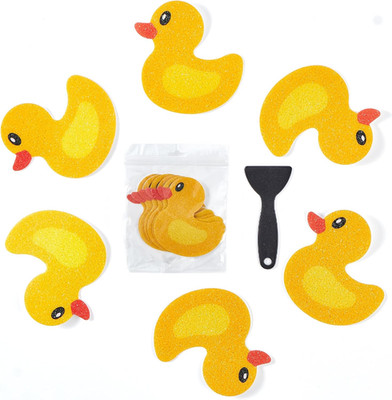 20 PCS Non Slip Bathtub Stickers, Cute Duck Creature Shower Stickers for Kids, B