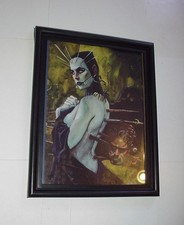 HellRaiser Pin-up #10 FRAMED Female Cebonite by Daniel Brereton Clive Barker