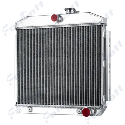 4-Row Aluminum Radiator for 1955-1957 56 Chevy Bel Air Nomad 210 150 V8 ...