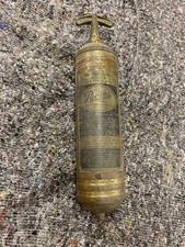 Vintage Pyrene Fire Extinguisher Empty brass collectable 
