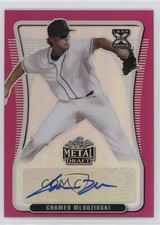 2020 Leaf Metal Draft Pink Rainbow 10/20 Carmen Mlodzinski #BA-CM2 Auto 3b3