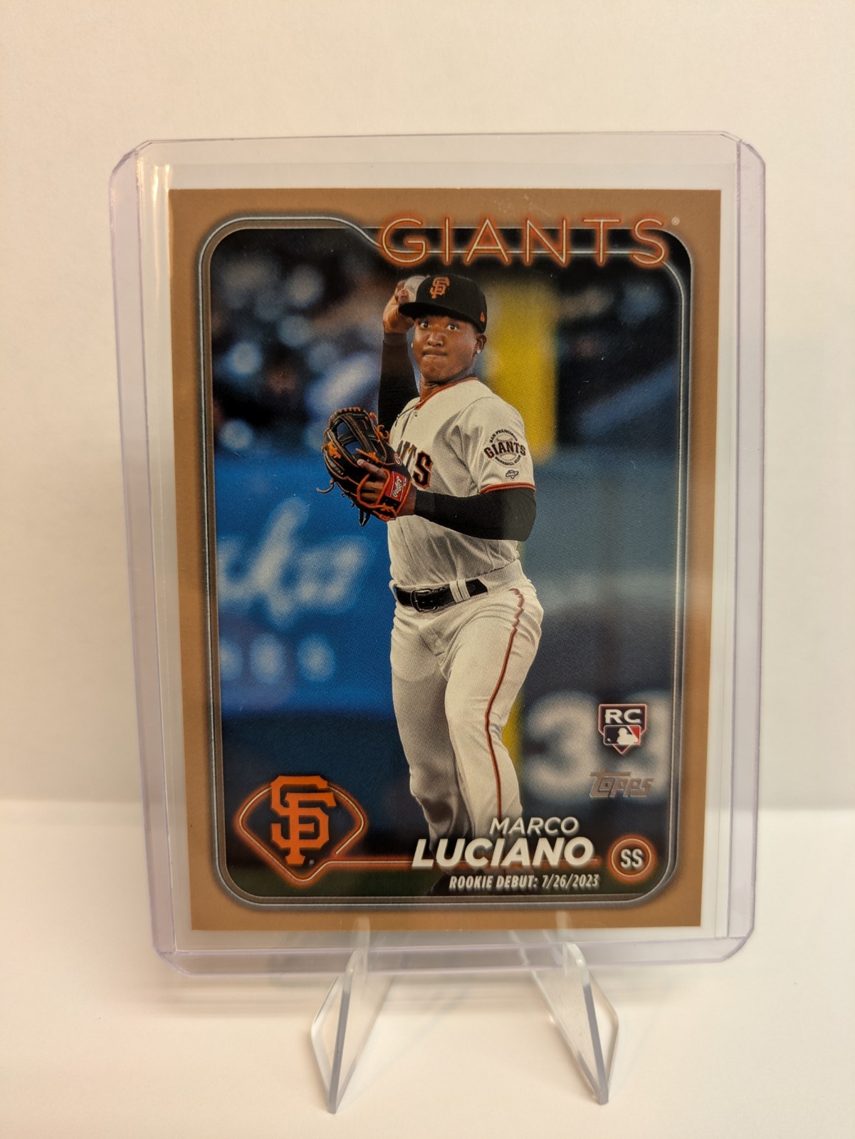 2024 Topps Update Series - Rookie Debut Gold #US217 Marco Luciano /2024 (RC)