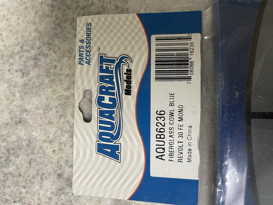 AquaCraft Cover Cowl Blue For Revolt 30 FE Mono With Decals - Image 2 of 3