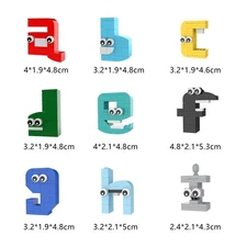 Hot Sale Alphabets Lowercase A-Z Building Blocks Toys Set 538 for Kids