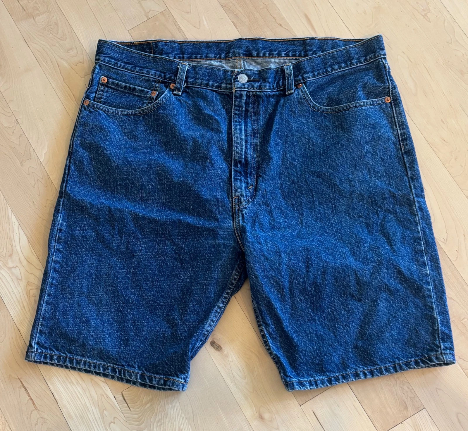 Levi's 505 Men's Denim Shorts W40 Blue Jean Shorts Regular Fit Dark Wash Red Tab
Opens in a new wind