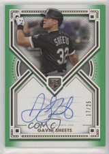 2022 Topps Definitive Collection Rookie Green 17/25 Gavin Sheets Auto 10h2