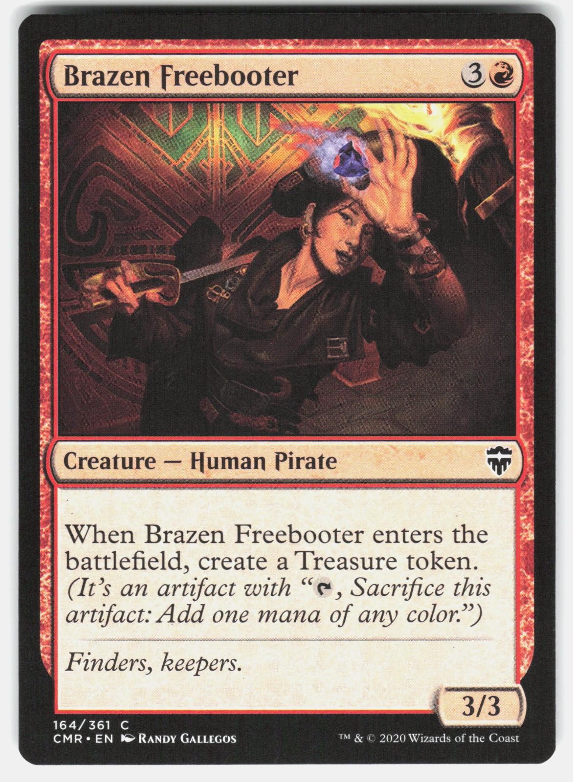 Brazen Freebooter 164 Common Commander Legends Magic: The Gathering Near Mint